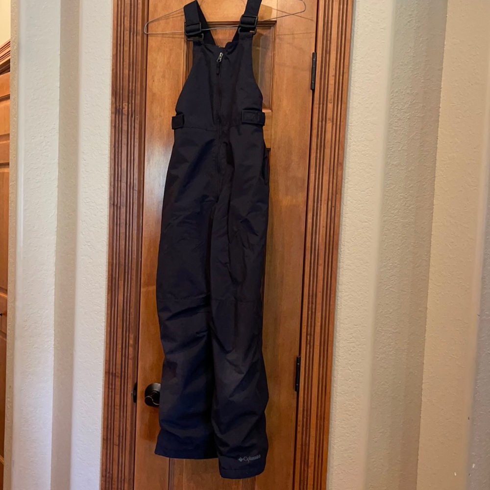 Boys size medium Columbia snow bibs